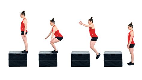 jumping on a box exercise